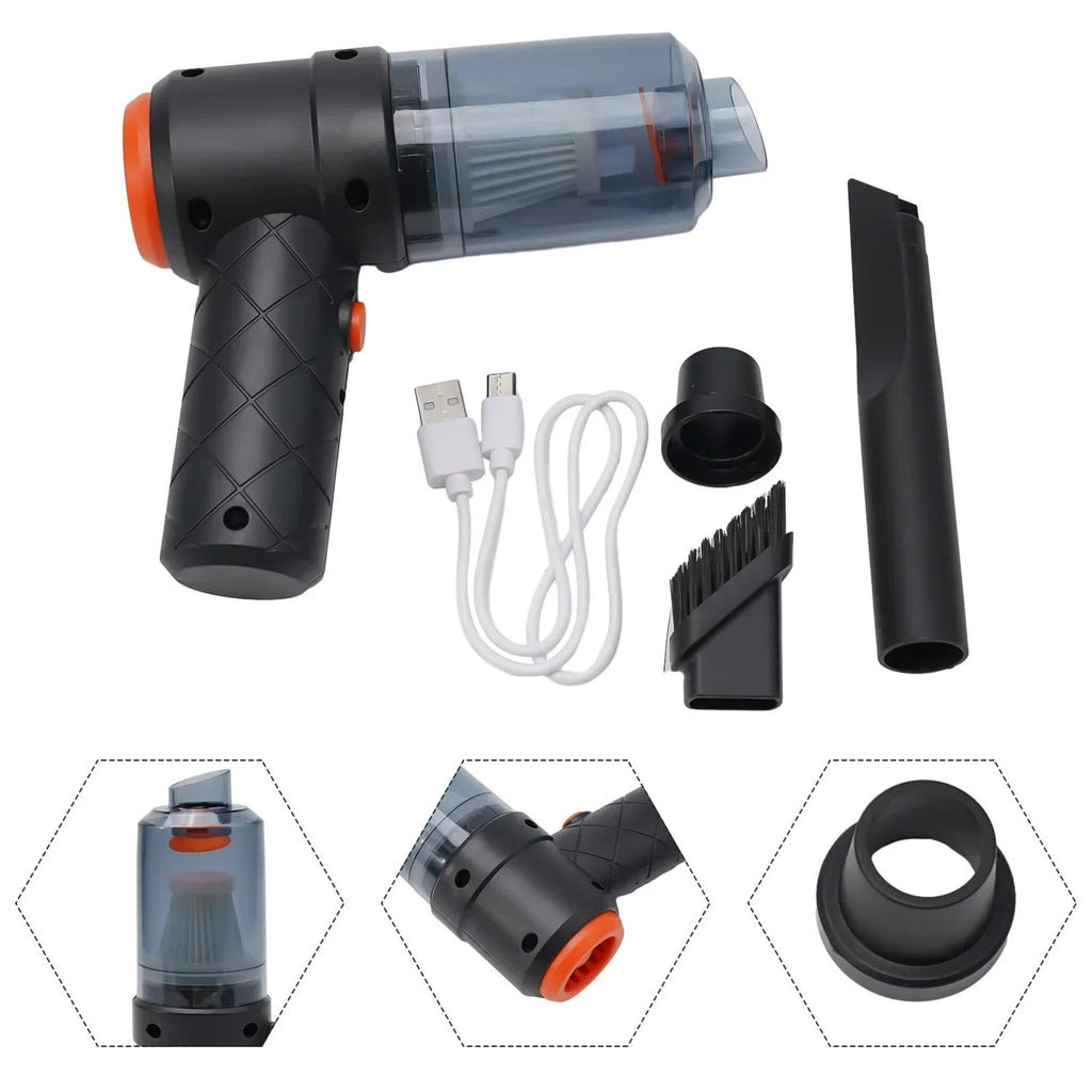 4-in-1 Cordless Handheld Vacuum - 4000Pa Car & Home Cleaner